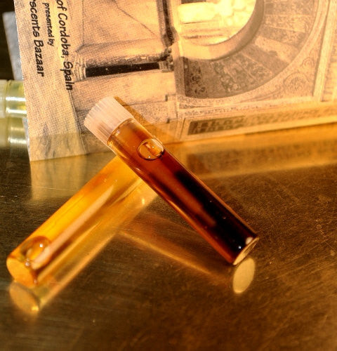 Amber Fossil Mukhallat Perfume sample 1ml- mughlai perfume tester perfume